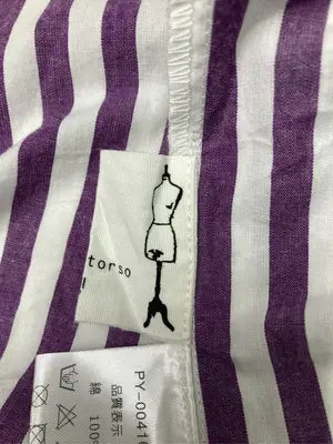 pattern torso/パターントルソー/シャツ/ブラウス/トップス/パープル