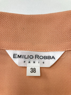 EMILIO/エミリオ/シャツ/ブラウス/トップス/オレンジ/38