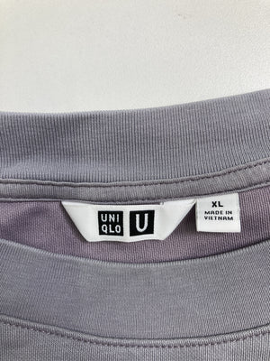 UNIQLO U/ユニクロユー/Tシャツ/カットソー/トップス/グレー/XL
