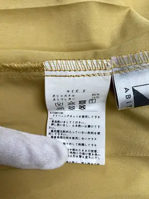 ABITOKYO/アビトーキョー/ワンピース/ワンピース/ドレス/イエロー/F