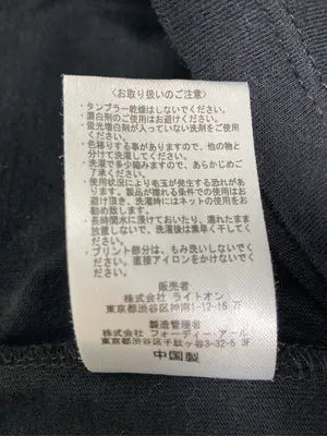 FLASH REPORT/フラッシュリポート/Tシャツ/カットソー/トップス/ブラック/M