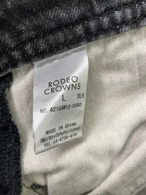RODEO CROWN/ロデオクラウンズ/デニムパンツ/パンツ/ブラック/L