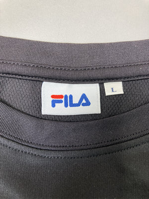 FILA/フィラ/Tシャツ/カットソー/トップス/ブラック/L