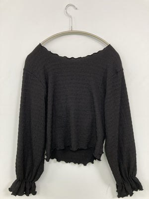 mily bilet/シャツ/ブラウス/トップス/ブラック/L