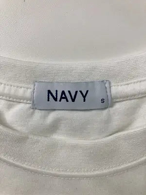 NAVY/ネイビー/Tシャツ/カットソー/トップス/ホワイト/S