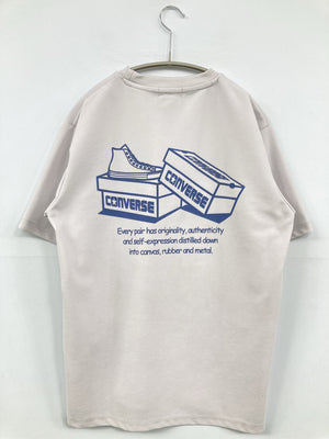CONVERSE/コンバース/Tシャツ/カットソー/トップス/グレー/M