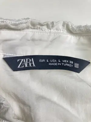 ZARA/ザラ/シャツ/ブラウス/トップス/ホワイト/L