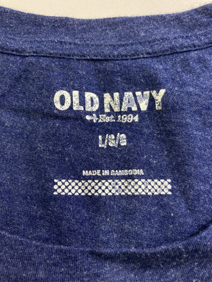 OLD NAVY/オールドネイビー/Tシャツ/カットソー/トップス/ネイビー/L