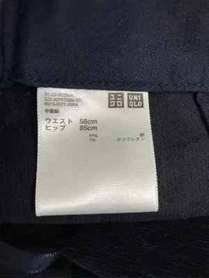 UNIQLO/ユニクロ/ショート/ミニスカート/スカート/ネイビー/ウエスト58cm