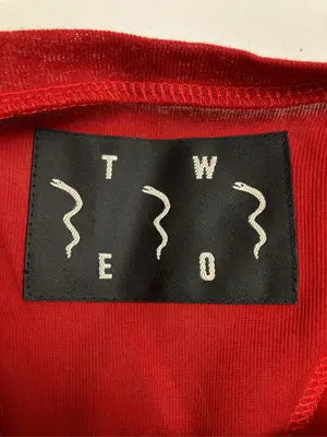 TWEO/ワンピース/ワンピース/ドレス/レッド