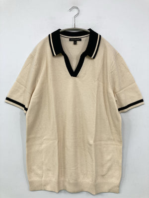 BANANA REPUBLIC/バナナリパブリック/ポロシャツ/トップス/ベージュ/XL