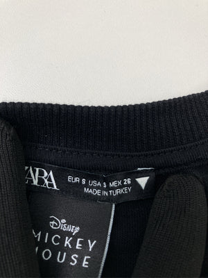 ZARA/ザラ/Tシャツ/カットソー/トップス/ブラック/EUR S/USA S/MEX 26
