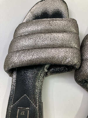 ZARA/ザラ/サンダル/シューズ/シルバー/37