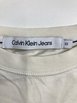 Calvin Klein Jeans/カルバンクラインジーンズ/Tシャツ/カットソー/トップス/ホワイト/XS