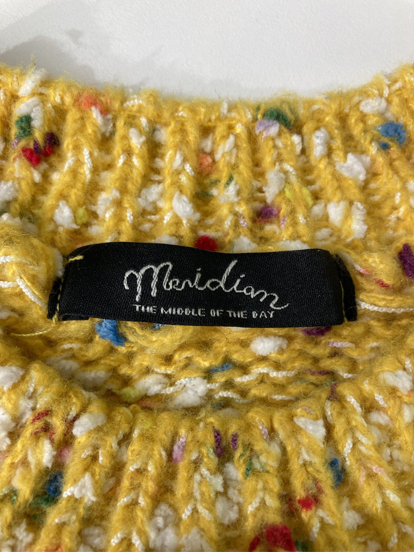 menidiom/ニット/セーター/トップス/イエロー