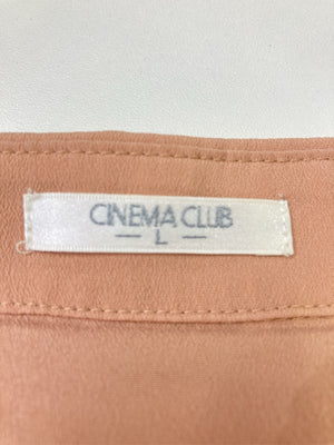 CINEMA CLUB/シネマクラブ/シャツ/ブラウス/トップス/オレンジ/L