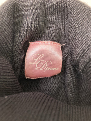 LD prime/エルディープライム/Tシャツ/カットソー/トップス/ブラック/38