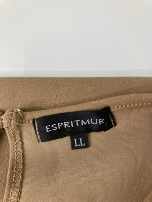ESPRITMUR/エスプリミュール/シャツ/ブラウス/トップス/ベージュ/LL