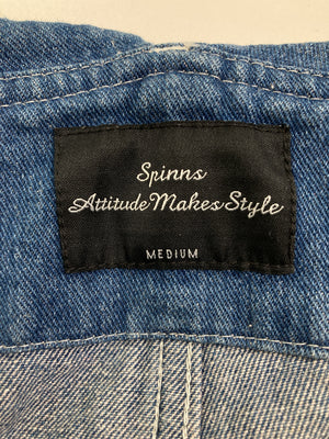 Spinns Attitude Makes Style/サロペット/オーバーオール/オールインワン・サロペット/ブルー/NEDIUM