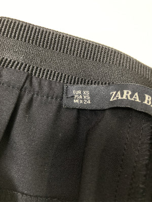 ZARA/ザラ/スラックス/パンツ/ブラック/EUR XS/USA XS/MEX 24