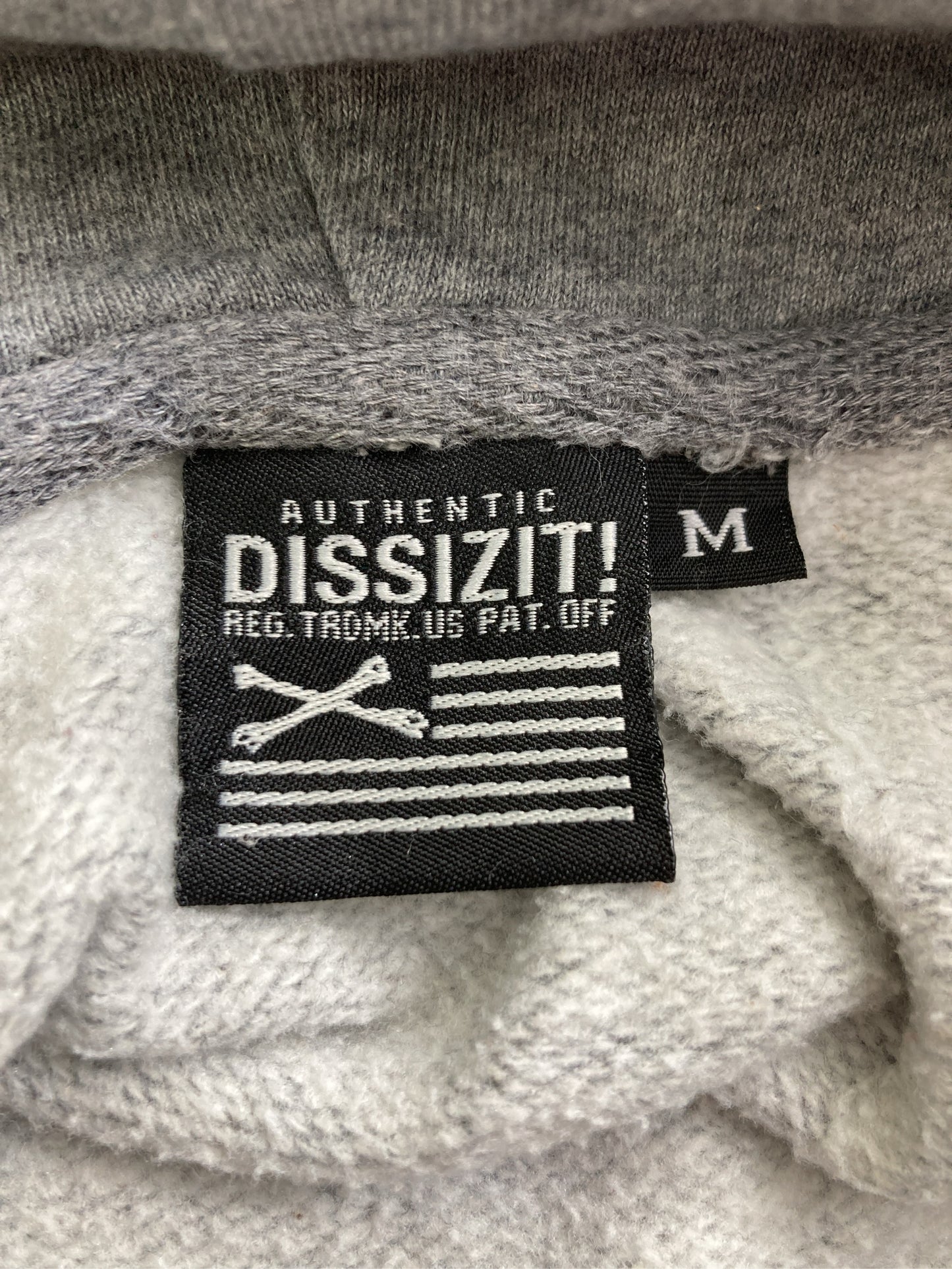 DISSIZIT!/パーカー/トップス/グレー/M