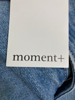 moment +/モーメントプラス/デニムパンツ/パンツ/スカイブルー/M