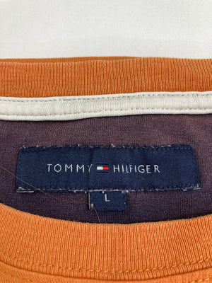 TOMMY HILFIGER/トミーヒルフィガー/Tシャツ/カットソー/トップス/オレンジ/L