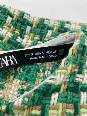 ZARA/ザラ/シャツワンピース/ワンピース/ドレス/グリーン/S