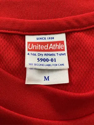 United Athle/ユナイテッドアスレ/Tシャツ/カットソー/トップス/レッド/M