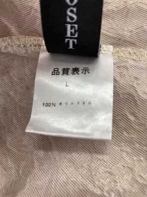 PAYC LOSET/シャツ/ブラウス/トップス/ベージュ/L