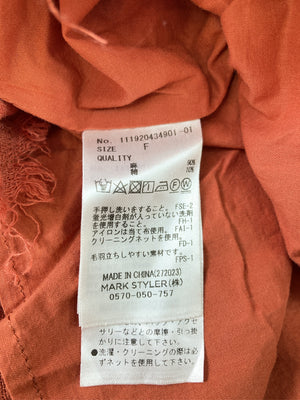 Ungrid/アングリッド/Tシャツ/カットソー/トップス/オレンジ/F