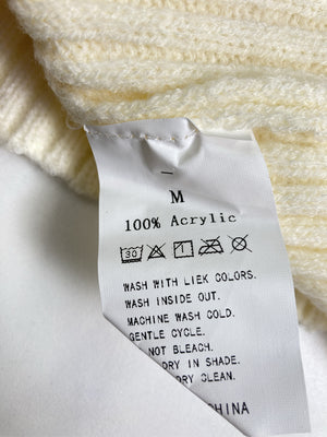 ニット/セーター/トップス/アイボリー/M