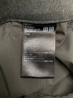 UNIQLO/ユニクロ/スラックス/パンツ/ブラック/M