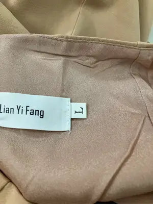 Lian Yi Fang/ワンピース/ワンピース/ドレス/ベージュ/L