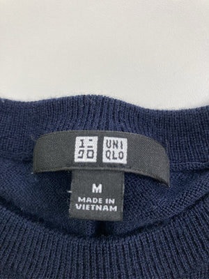 UNIQLO/ユニクロ/ニット/セーター/トップス/ネイビー/M