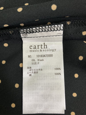 earth music&ecology/アースミュージックアンドエコロジー/シャツ/ブラウス/トップス/ブラック/F