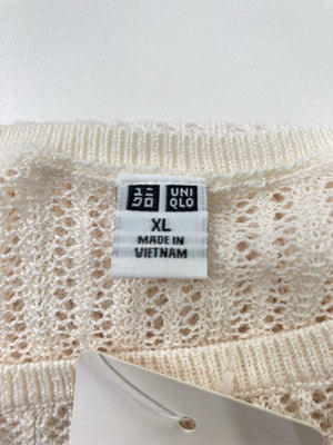 UNIQLO/ユニクロ/Tシャツ/カットソー/トップス/ホワイト/XL