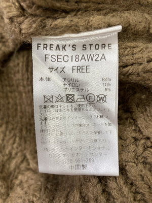 FREAK'S STORE/フリークスストア/ニット/セーター/トップス/ブラウン/FREE