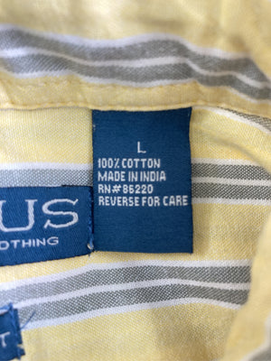 CACTUS/カクタス/シャツ/ブラウス/トップス/イエロー/L