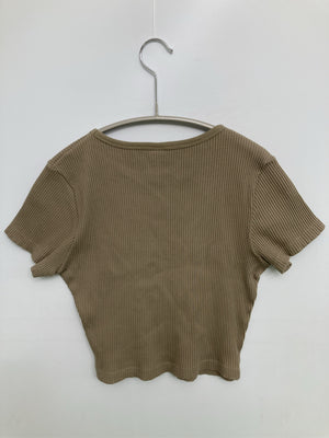 UNIQLO/ユニクロ/Tシャツ/カットソー/トップス/ブラウン/M