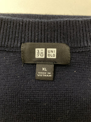 UNIQLO/ユニクロ/ニット/セーター/トップス/ネイビー/XL