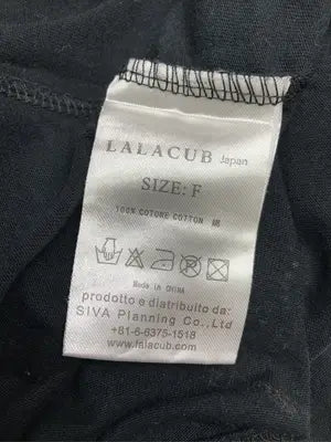 LALACUB/ララキューブ/Tシャツ/カットソー/トップス/ブラック/F