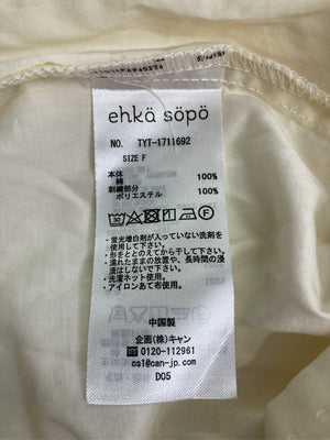 ehka sopo/エヘカソポ/シャツ/ブラウス/トップス/アイボリー/F
