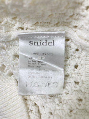 SNIDEL/スナイデル/ニット/セーター/トップス/ホワイト/F