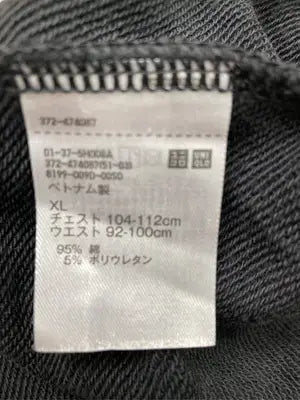UNIQLO/ユニクロ/スウェット/トップス/ブラック/XL