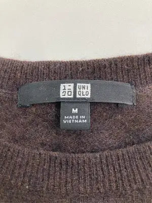 UNIQLO/ユニクロ/ニット/セーター/トップス/ブラウン/M