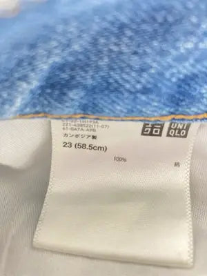 UNIQLO/ユニクロ/デニムパンツ/パンツ/ブルー/23(58.5cm)