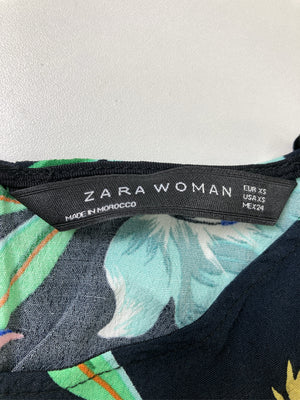 ZARA/ザラ/シャツ/ブラウス/トップス/ブラック/XS