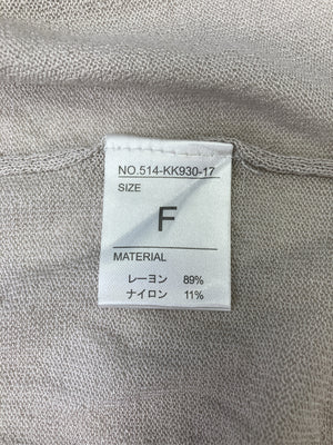 ikka/イッカ/カーディガン/ボレロ/トップス/ベージュ/F