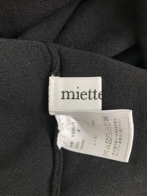 miette/ミエット/Tシャツ/カットソー/トップス/ブラック/F